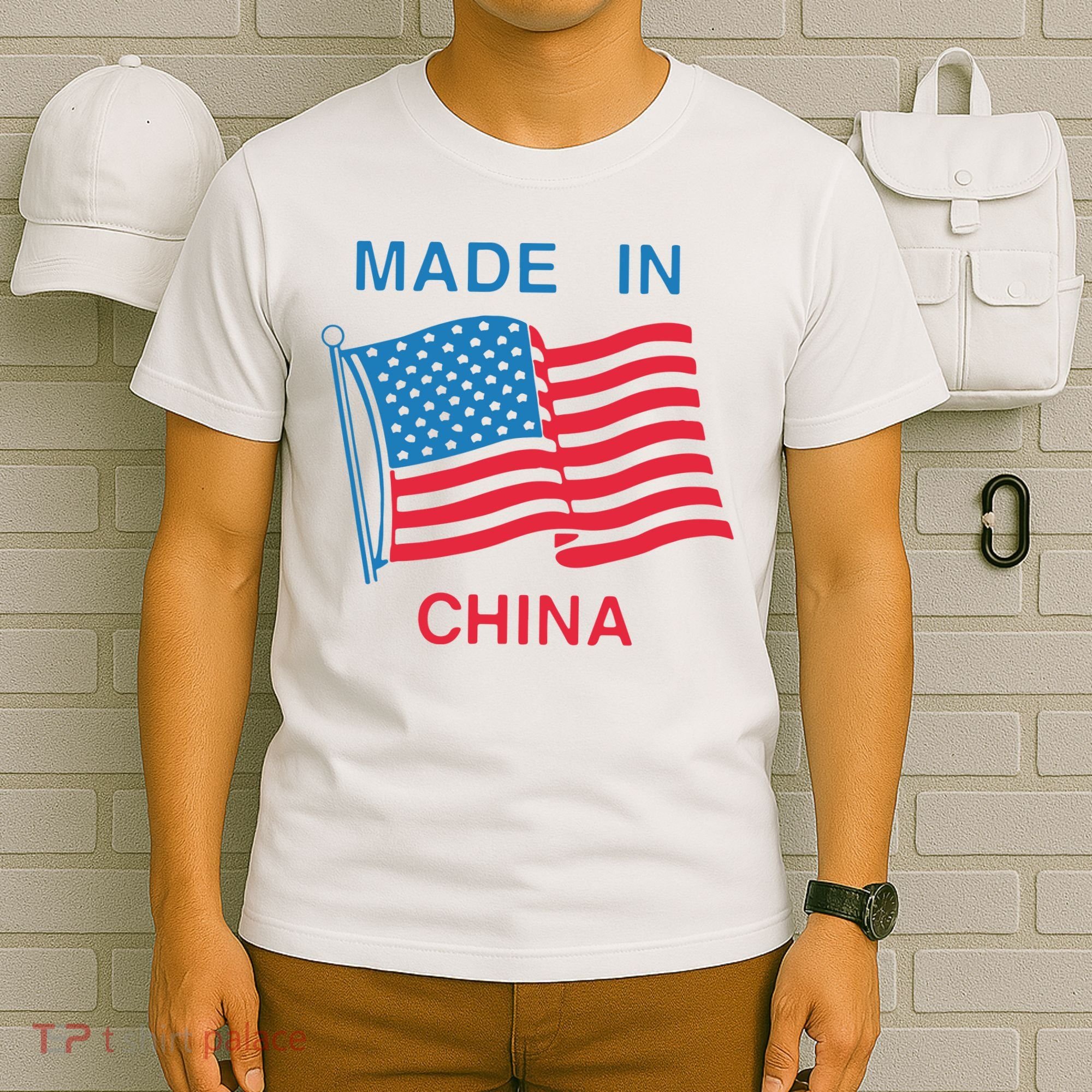 Flag Usa Made In China T-Shirt