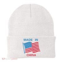 Flag Usa Made In China Beanie thumb 0