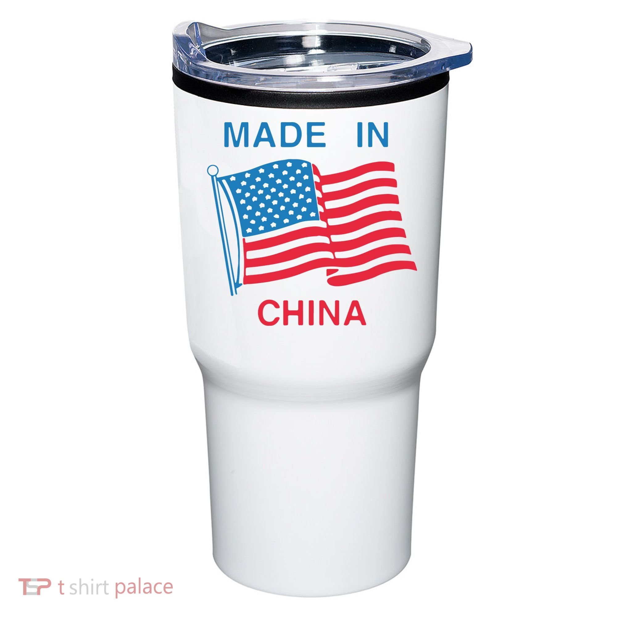 Flag Usa Made In China Tumbler