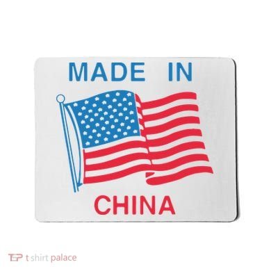 Flag Usa Made In China Mousepad
