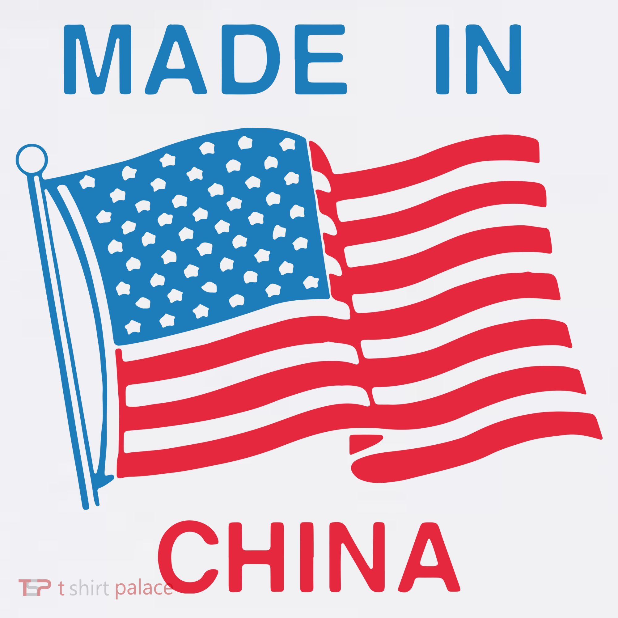 Flag Usa Made In China Women's Tank Top