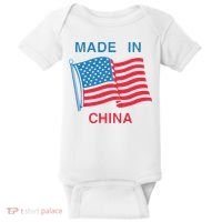 Flag Usa Made In China Baby Bodysuit thumb 0