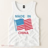 Flag Usa Made In China Tank Top thumb 2