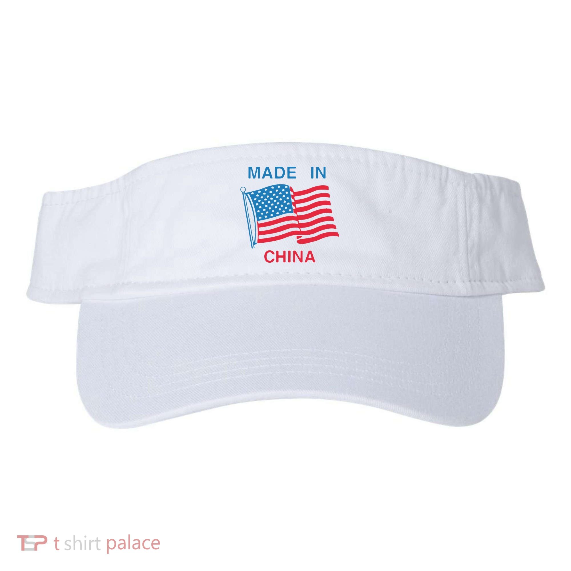 Flag Usa Made In China Visor