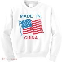 Flag Usa Made In China Kids Sweatshirt thumb 0