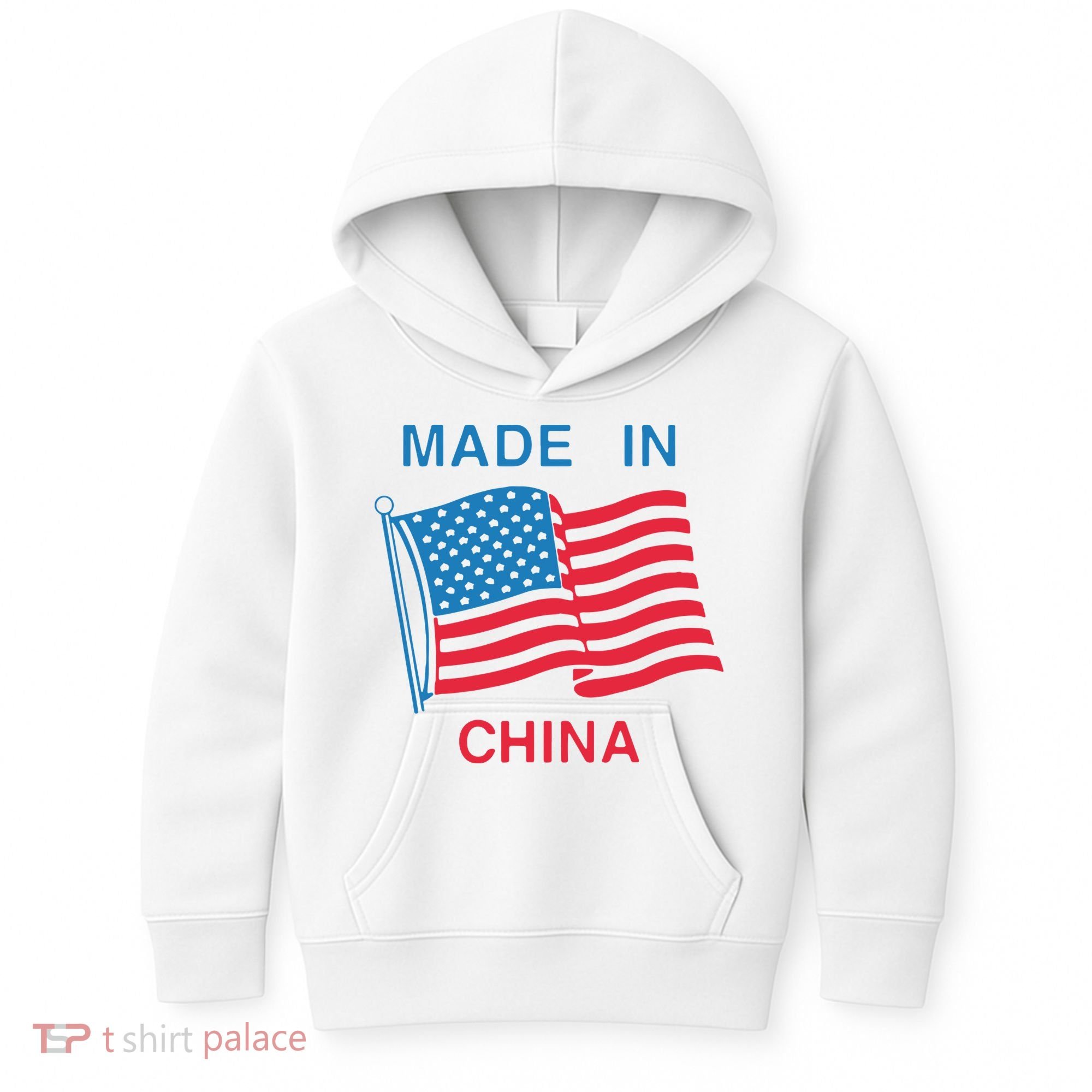 Flag Usa Made In China Kids Hoodie