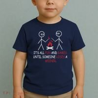Fun And Games Until Someone Loses A Wiener Toddler T-Shirt thumb 2