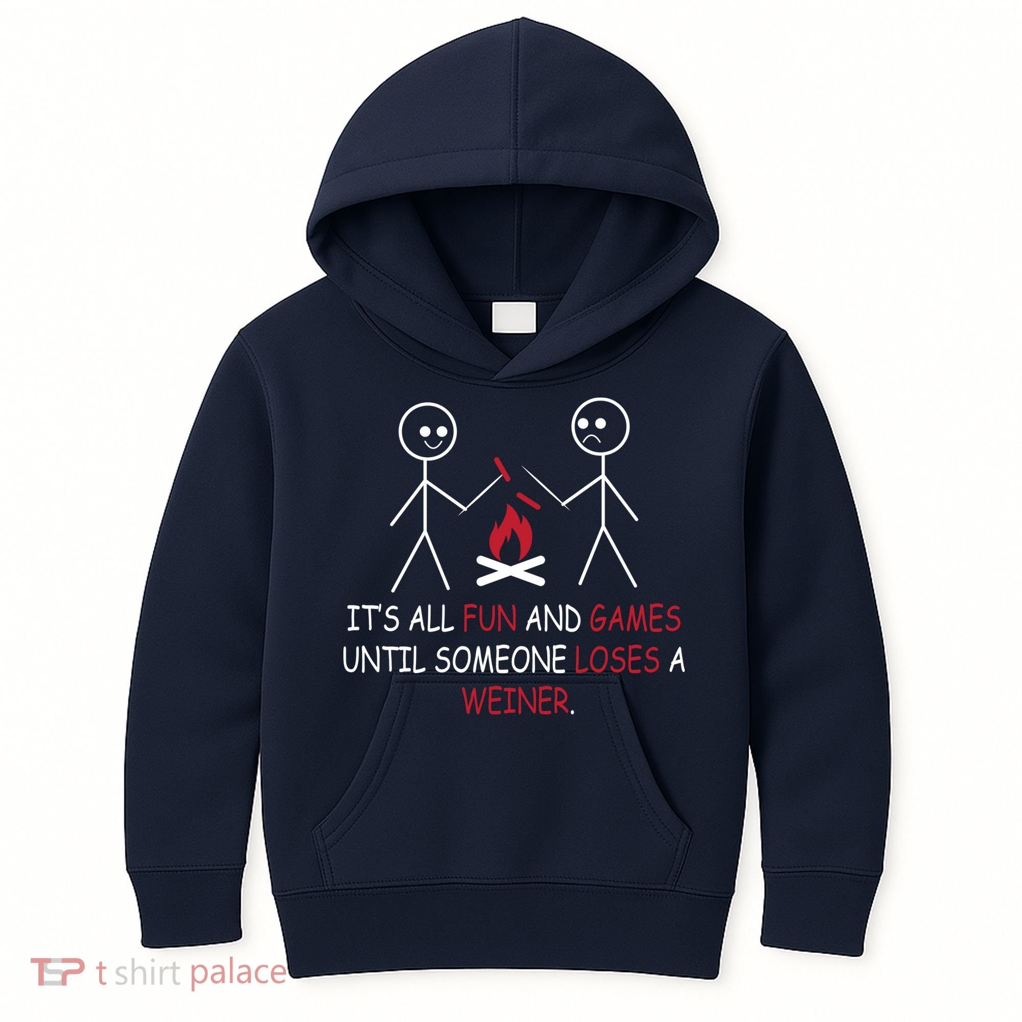 Fun And Games Until Someone Loses A Wiener Kids Hoodie