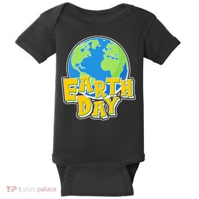 Fun Celebrate Earth Day Baby Bodysuit
