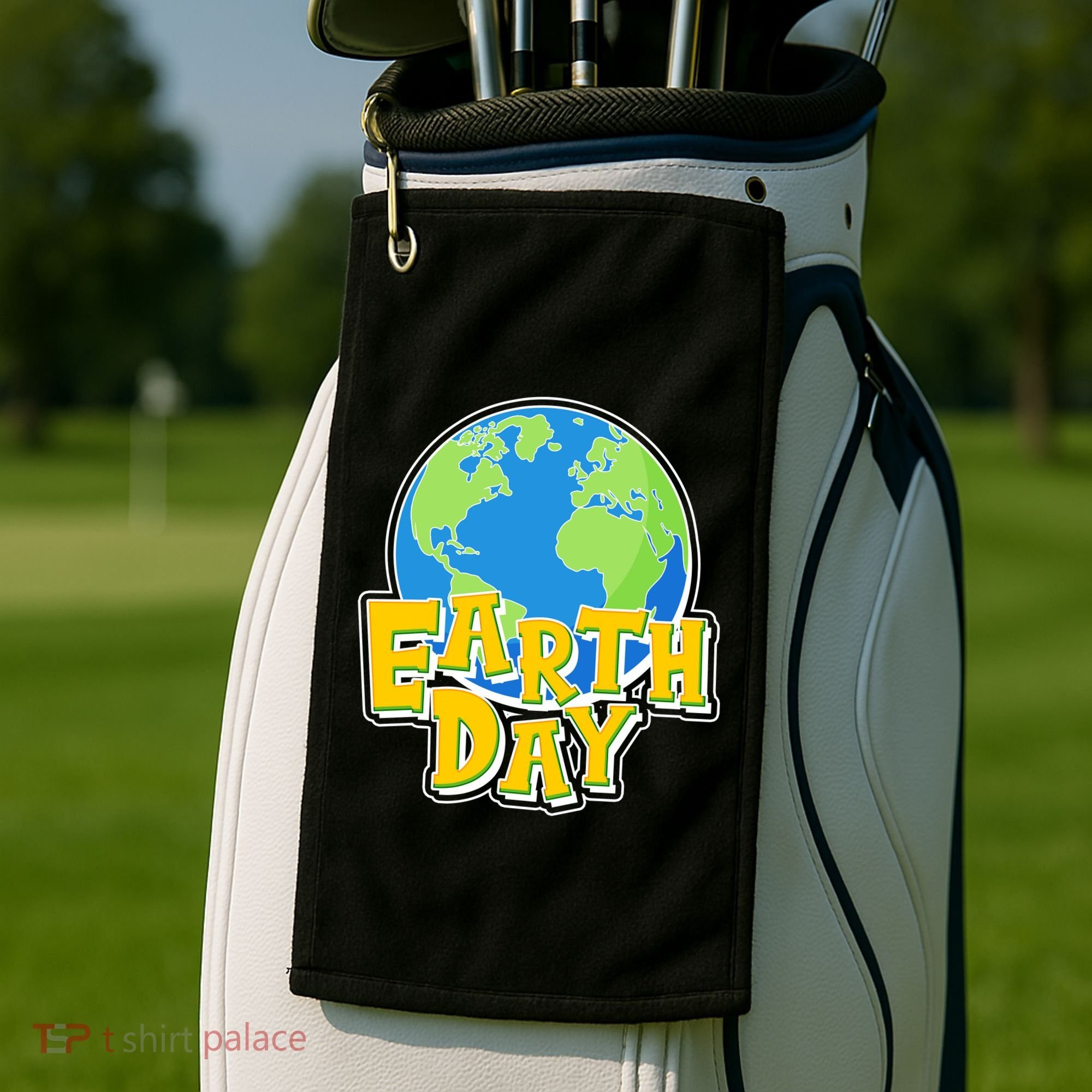 Fun Celebrate Earth Day Golf Towel