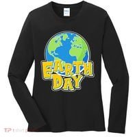 Fun Celebrate Earth Day Women's Long Sleeve Shirt thumb 0