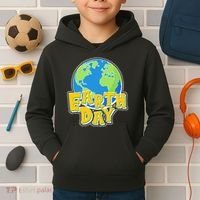 Fun Celebrate Earth Day Kids Hoodie thumb 2