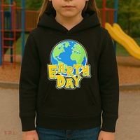 Fun Celebrate Earth Day Kids Hoodie thumb 3