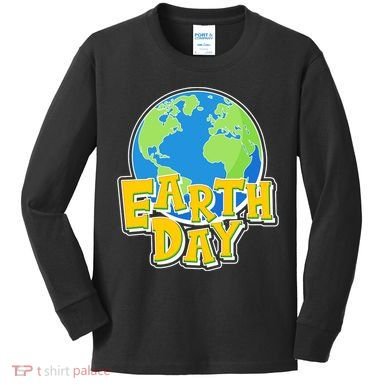Fun Celebrate Earth Day Kids Long Sleeve Shirt