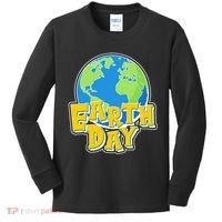 Fun Celebrate Earth Day Kids Long Sleeve Shirt thumb 0