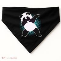 Fun Dabbing Panda Dab Move USA-Made Doggie Bandana thumb 0