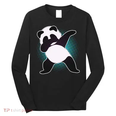 Fun Dabbing Panda Dab Move Long Sleeve Shirt