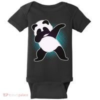 Fun Dabbing Panda Dab Move Baby Bodysuit thumb 0