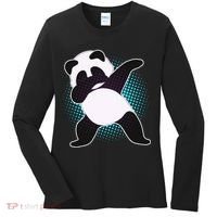Fun Dabbing Panda Dab Move Women's Long Sleeve Shirt thumb 0
