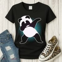 Fun Dabbing Panda Dab Move Women's T-Shirt thumb 3