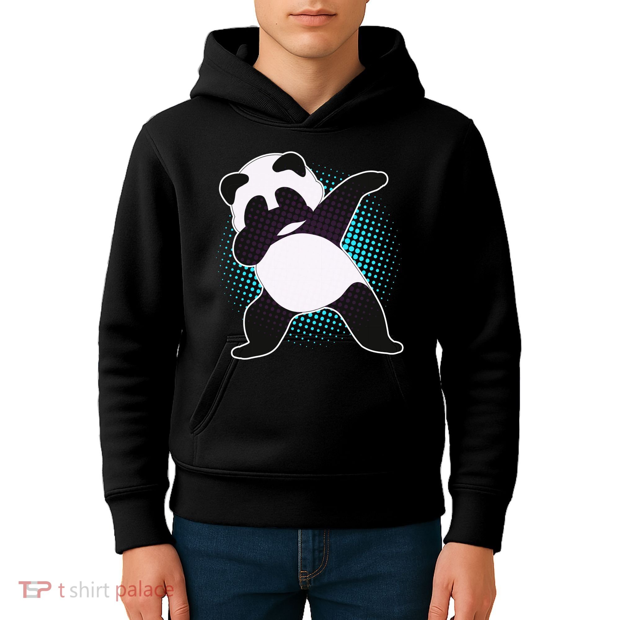 Fun Dabbing Panda Dab Move Kids Hoodie