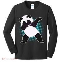 Fun Dabbing Panda Dab Move Kids Long Sleeve Shirt thumb 0