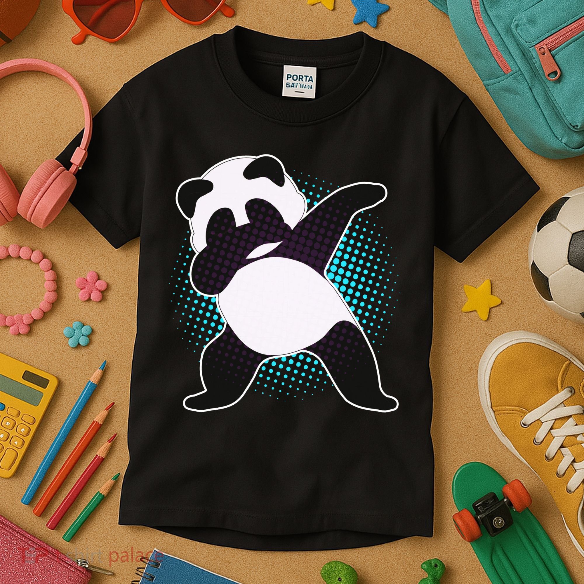 Fun Dabbing Panda Dab Move Kids T-Shirt