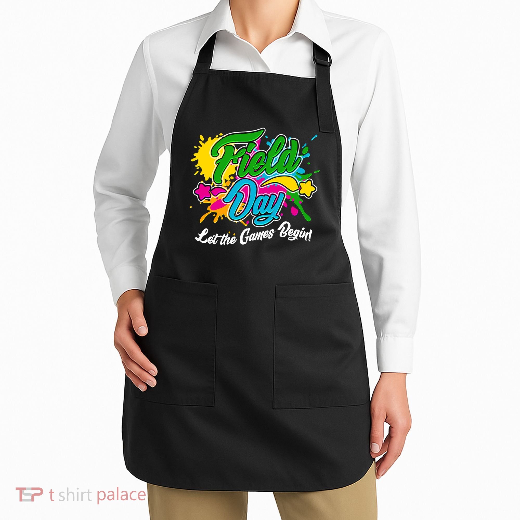 Fun Field Day Let The Games Begin! Apron