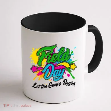 Fun Field Day Let The Games Begin! Coffee Mug back