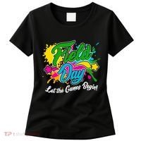Fun Field Day Let The Games Begin! Women's T-Shirt thumb 0