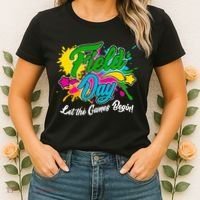 Fun Field Day Let The Games Begin! Women's T-Shirt thumb 2
