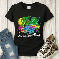 Fun Field Day Let The Games Begin! Women's T-Shirt thumb 3