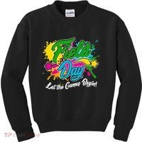 Fun Field Day Let The Games Begin! Kids Sweatshirt thumb 0