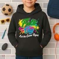 Fun Field Day Let The Games Begin! Kids Hoodie thumb 2