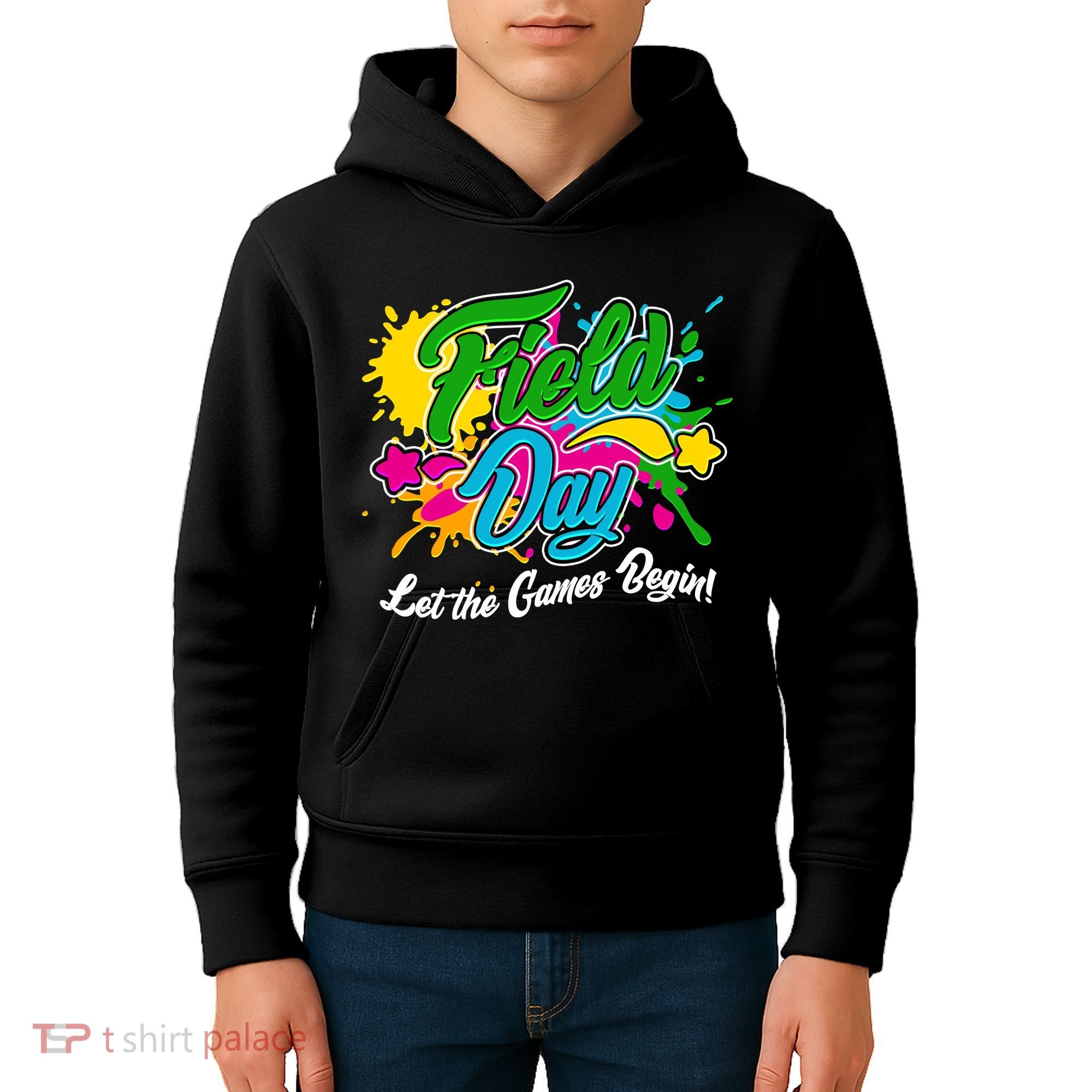 Fun Field Day Let The Games Begin! Kids Hoodie