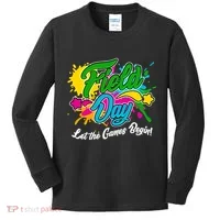 Fun Field Day Let The Games Begin! Kids Long Sleeve Shirt thumb 0