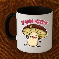 Fun Guy Fungi Mushroom Coffee Mug thumb 2