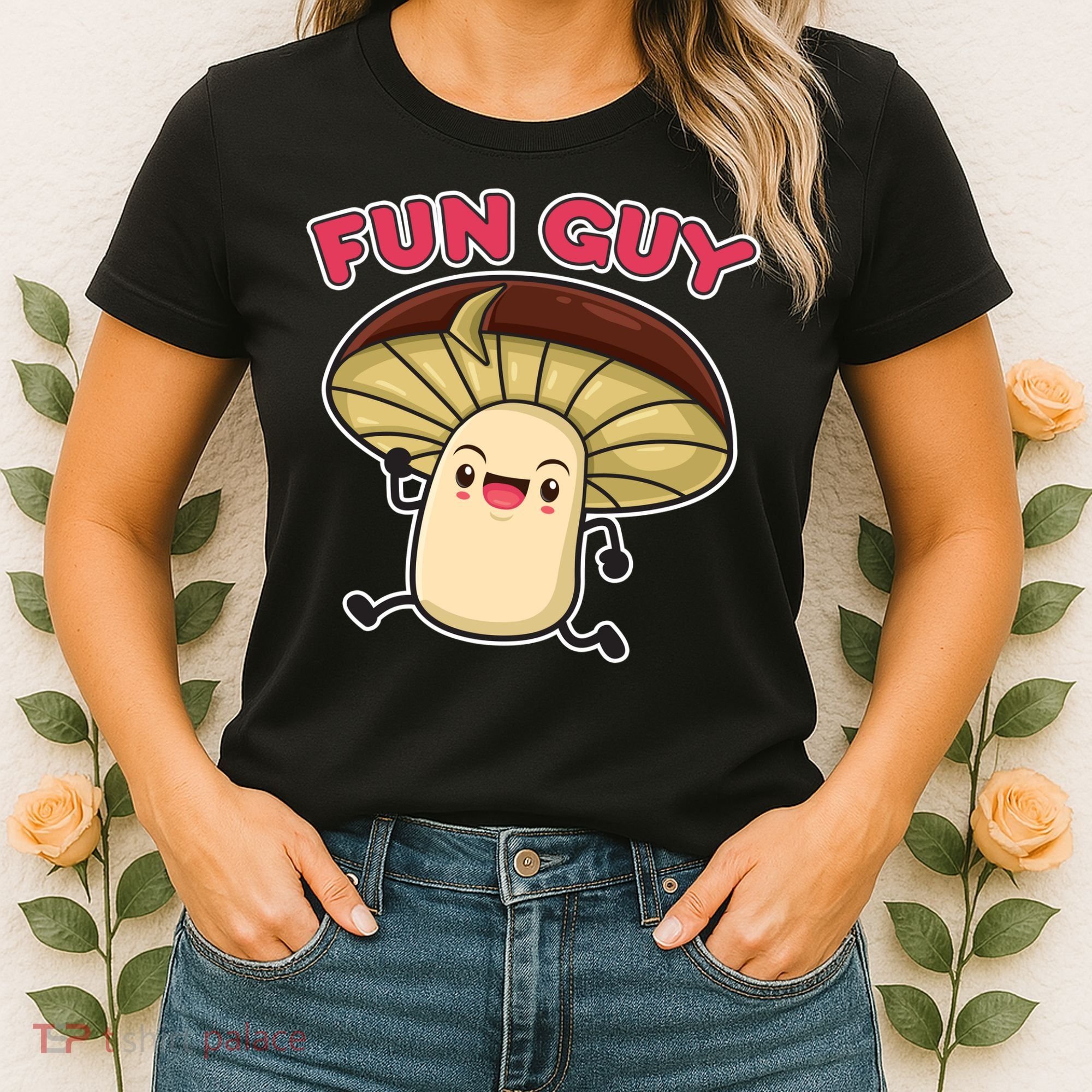 Fun Guy Fungi Mushroom Women's T-Shirt