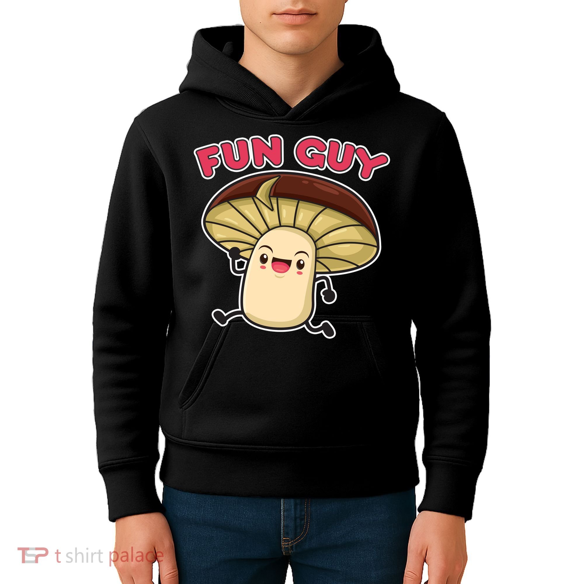 Fun Guy Fungi Mushroom Kids Hoodie