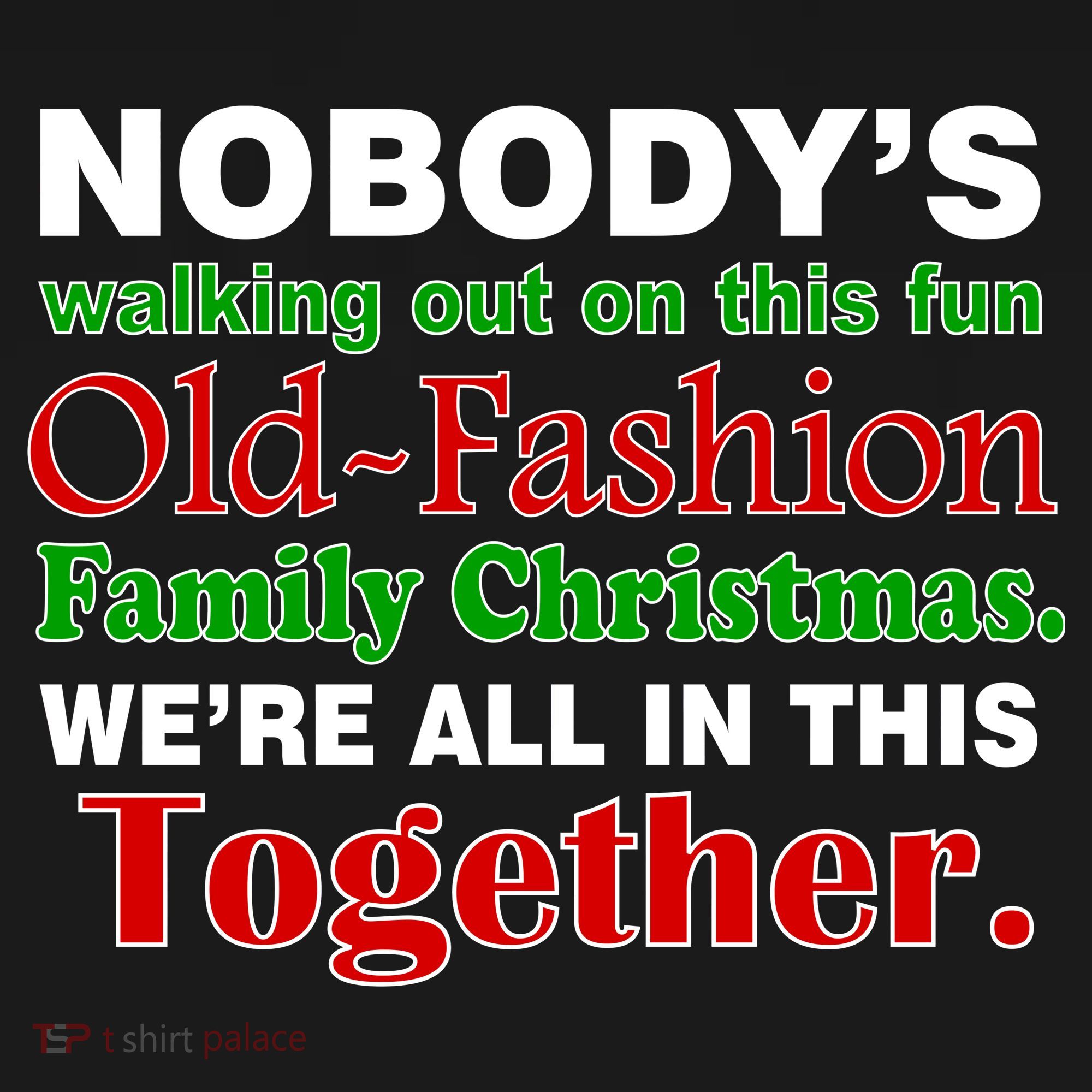 Fun Old Fashion Family Christmas Coaster