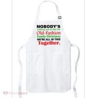 Fun Old Fashion Family Christmas Apron thumb 0