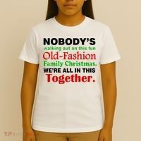 Fun Old Fashion Family Christmas T-Shirt thumb 4
