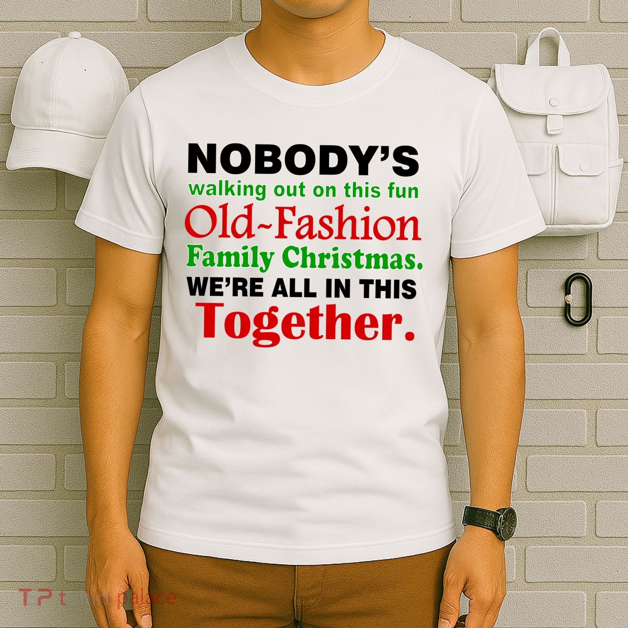 Fun Old Fashion Family Christmas T-Shirt