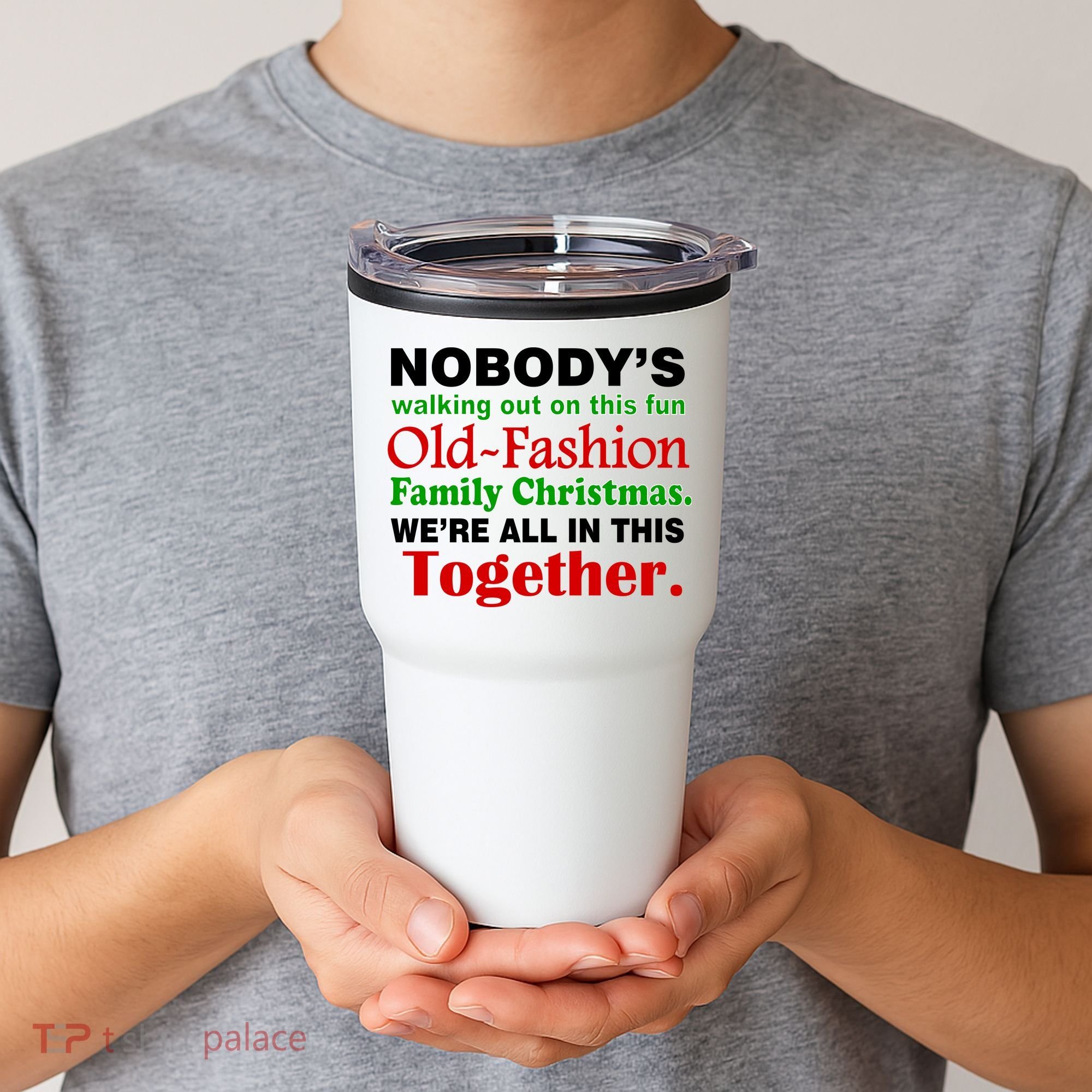 Fun Old Fashion Family Christmas Tumbler
