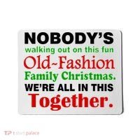 Fun Old Fashion Family Christmas Mousepad thumb 0