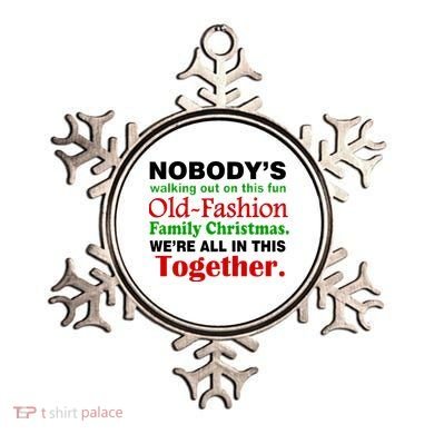 Fun Old Fashion Family Christmas Ornament