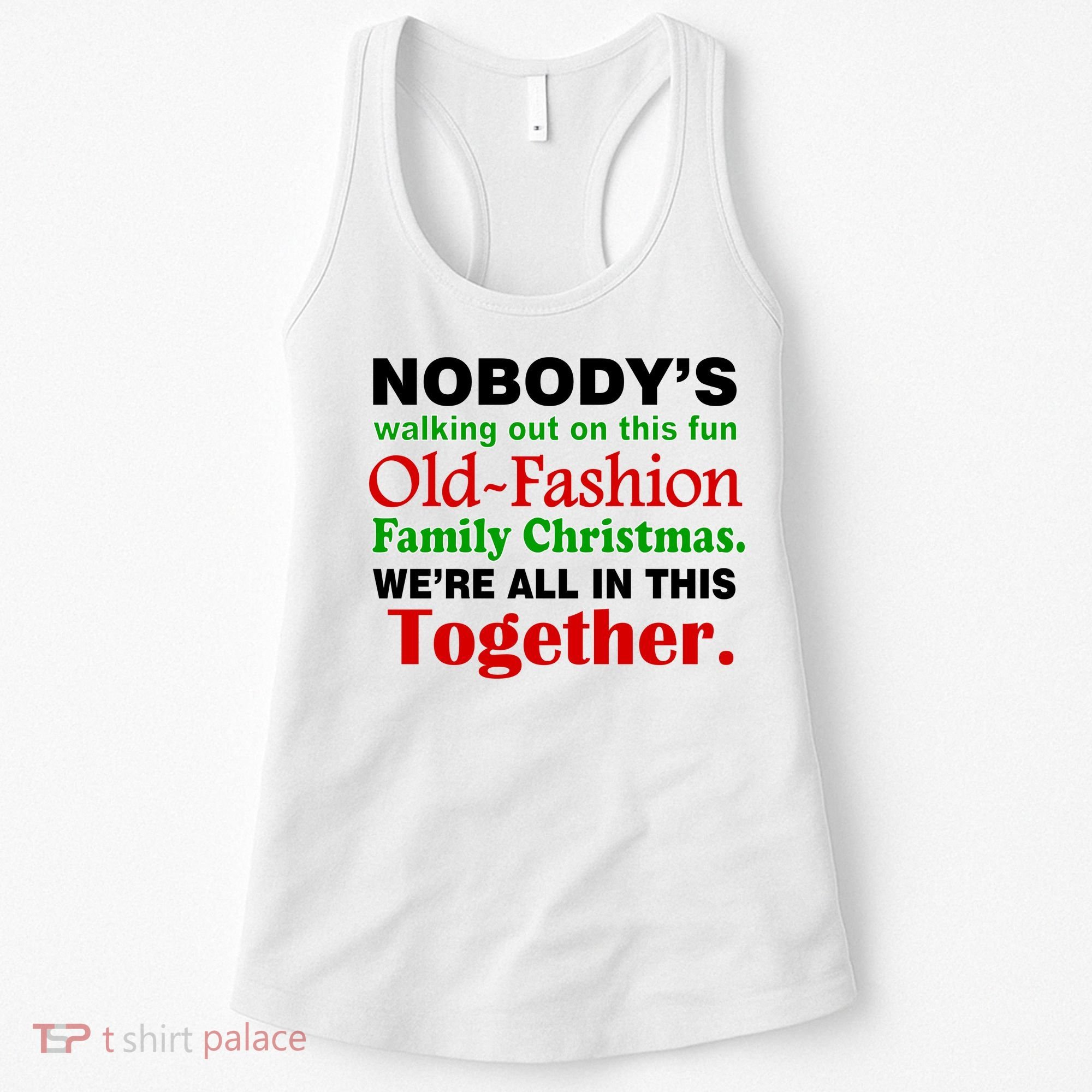 Fun Old Fashion Family Christmas Women's Tank Top