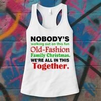 Fun Old Fashion Family Christmas Women's Tank Top thumb 3