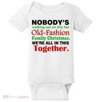 Fun Old Fashion Family Christmas Baby Bodysuit thumb 0