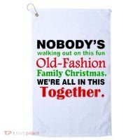 Fun Old Fashion Family Christmas Golf Towel thumb 0